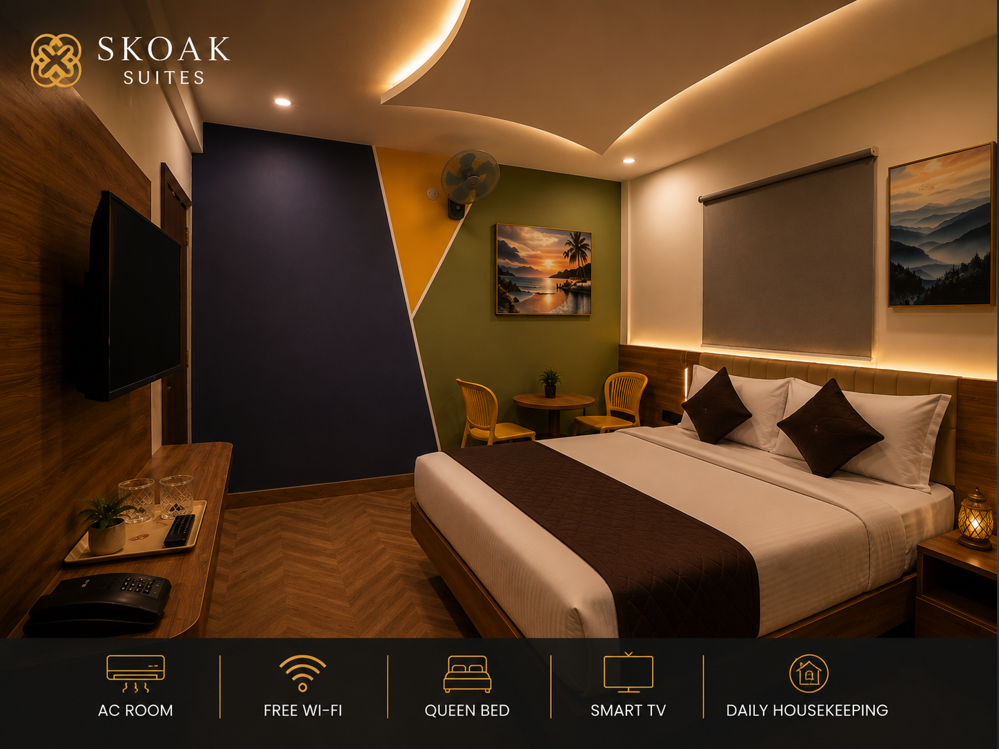 Deluxe Room at S K Oak Suites
